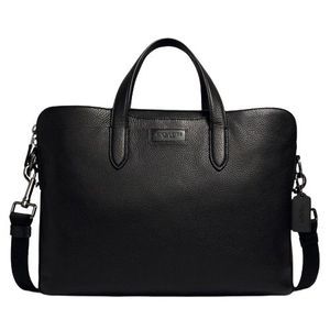 Coach Black Leather Briefcase